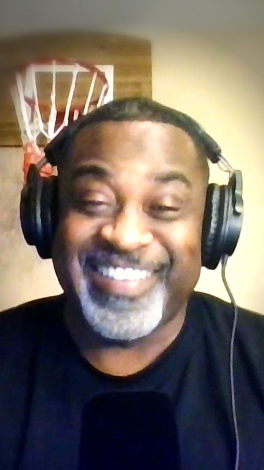 Podcast guest smiling, clip two